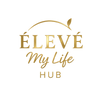 Gold 'ÉLEVÉ My Life HUB' logo on a white background